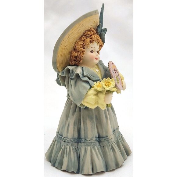 SUNDAY BEST Figurine girl holding fan Hamilton Maud Humphrey Bogart M0102 1992 - Picture 7 of 12
